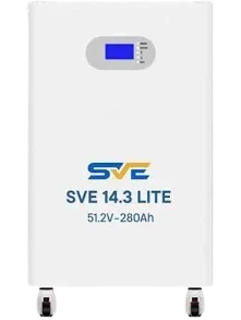 Thiết Lưu Trữ 14.3KWh SVE 14.3 LITE 51.2V 280Ah Bảo hành 5 Năm