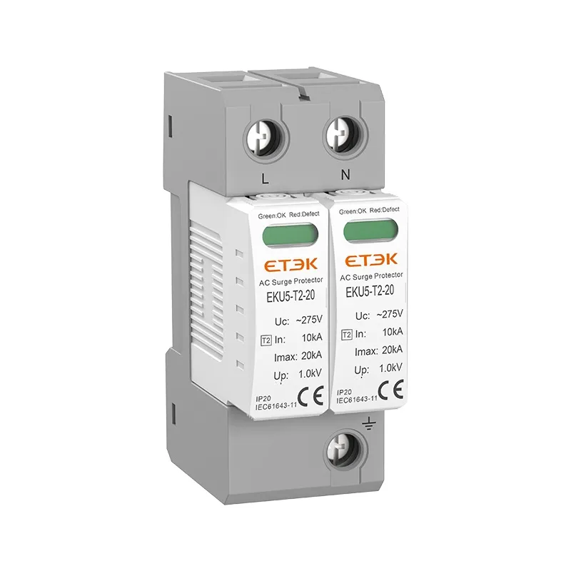 Thiết Bị Điện ETEK SPD AC 20KA, 40KA 2P 275V