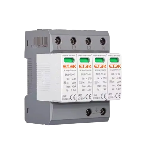 Thiết Bị Điện ETEK SPD AC 20KA, 40KA 4P 275V