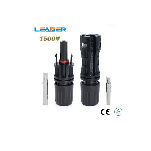 Giắc nối cáp điện năng lượng mặt trời hiệu LEADER model PV-BN101B. Điện áp định mức 1500V