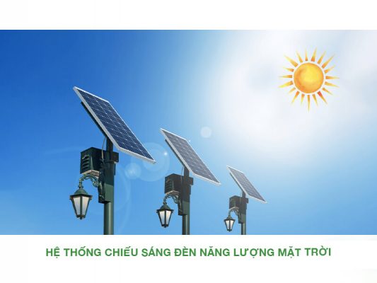 Hệ thống chiếu sáng đèn năng lượng mặt trời